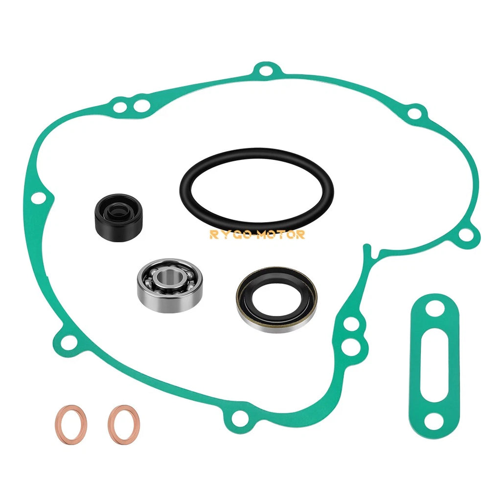Water Pump Repair Kit with Bearing for Kawasaki KX80 KX60 (1885–2003), Suzuki RM60 (2003)