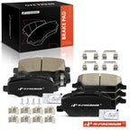 8x Front & Rear Ceramic Brake Pads for Jeep Renegade (2015–2022)