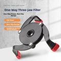 3" to 8" Drive Oil Filter Wrench for Vehicles (60-95mm, One Way, 3 Jaw)