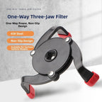 3" to 8" Drive Oil Filter Wrench for Vehicles (60-95mm, One Way, 3 Jaw)