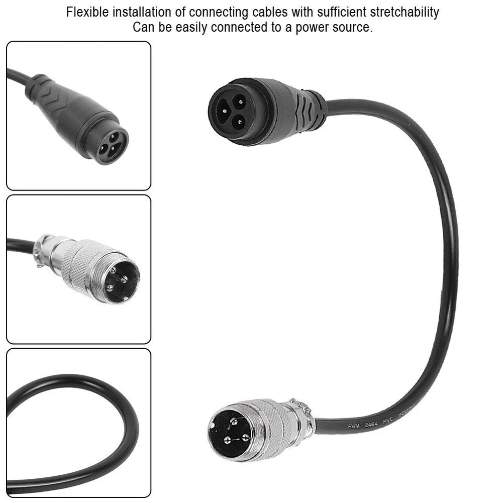 Waterproof Power Charging Cable Connector for Mini Motor Electric Scooter (2010–2023)