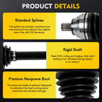 Front CV Axle Shaft Assembly for Volkswagen Tiguan (2018–2021)