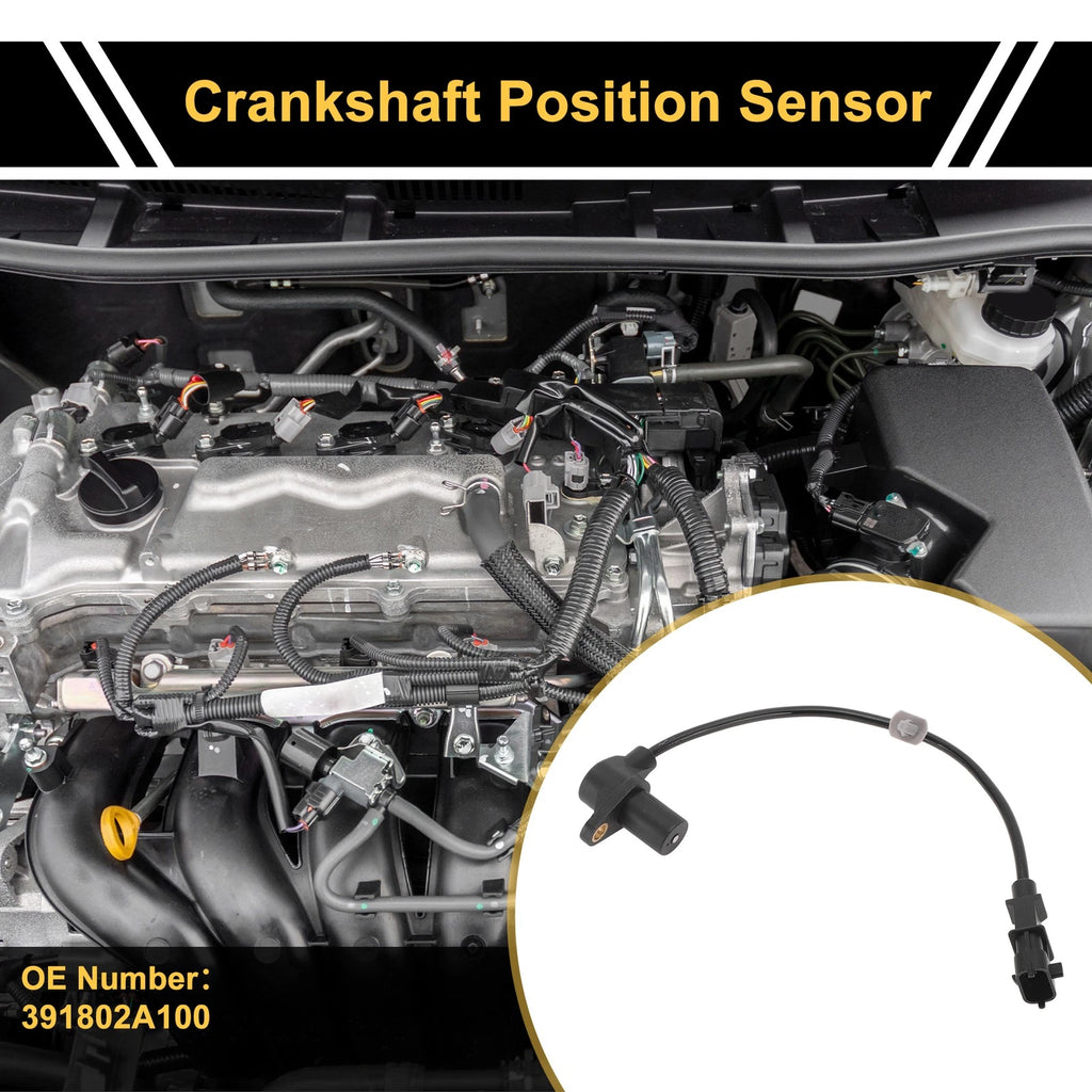 1 Pc Crankshaft Position Sensor No.391802A100 for Hyundai i20 (2009–2012)