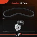 2X Serpentine Belt Drive Component Kit for Honda Odyssey (1999–2001)