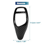 ABS Gear Shift Knob Panel Cover - Carbon Fiber Pattern Sticker for BMW X5 X6