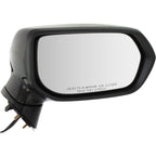 Heated Passenger Mirror for Acura RDX (2007–2012) Manual Folding Paintable