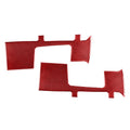 2X Carbon Fiber Seat Belt Panel Cover Trim for Toyota Tundra (2014–2021)