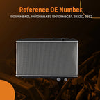 Aluminum Radiator for Honda Civic 2.0L (2006–2011) Engine Cooling
