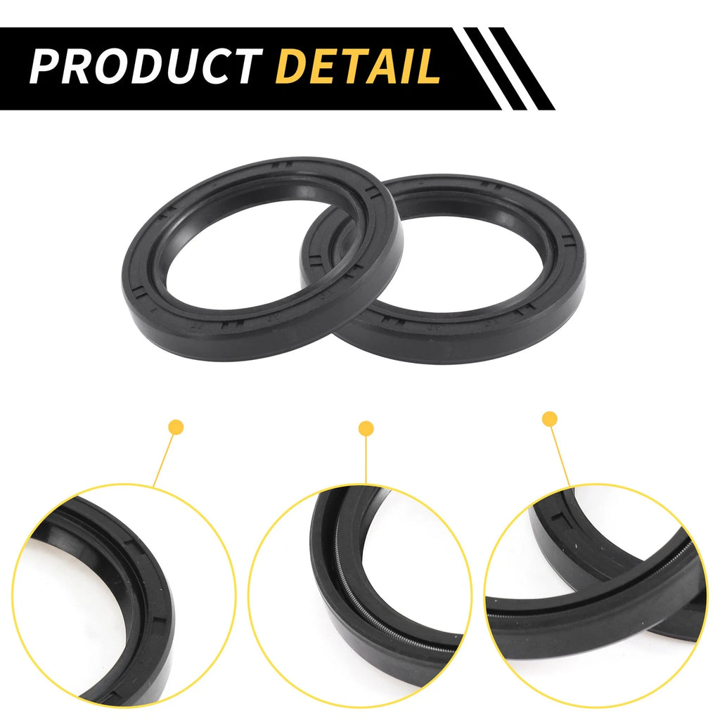 Set of 5 Oil Seal Ring 40x55x7mm for Various Models (NBR Rubber)