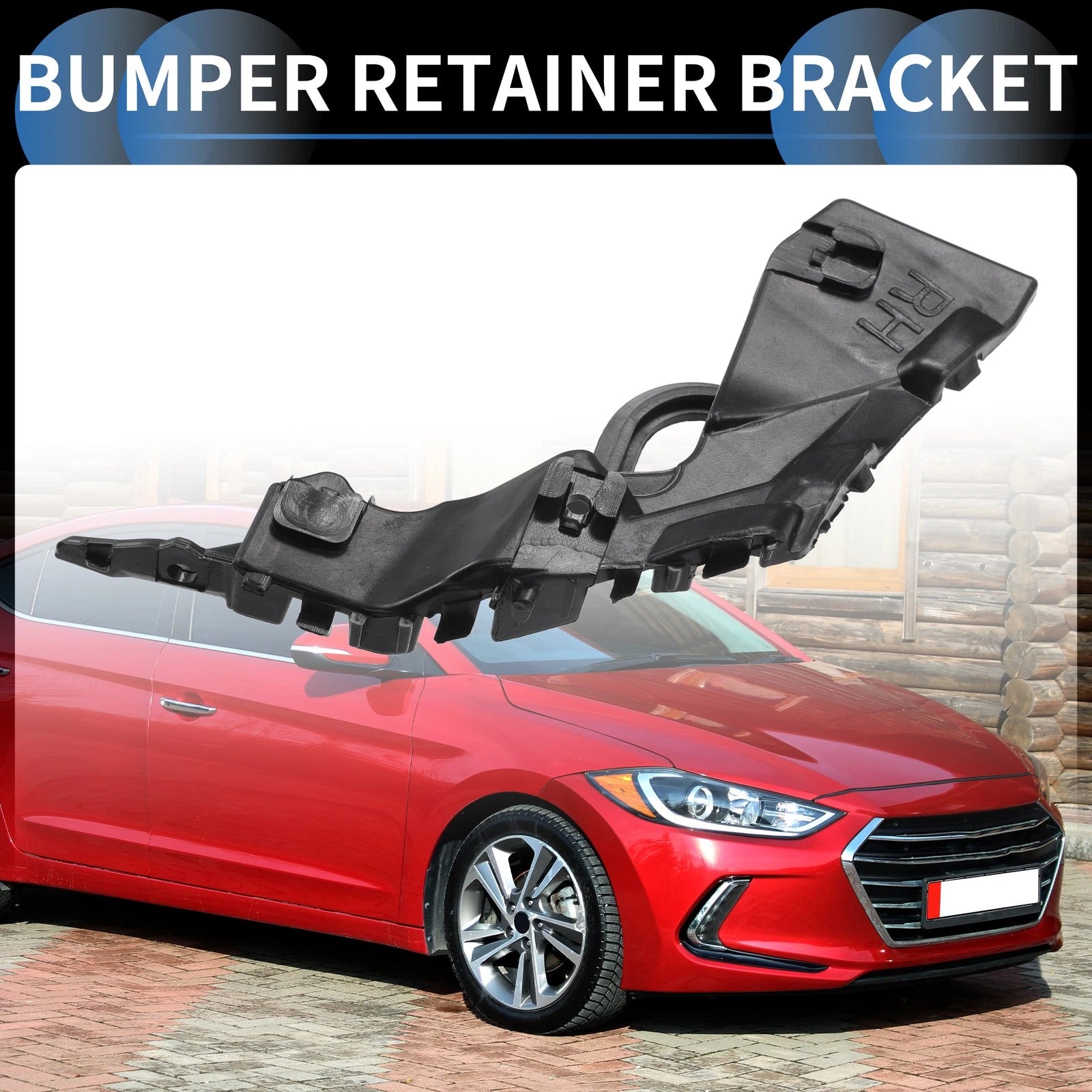 1pc Right Front Bumper Retainer Bracket No.86514F2000 for Hyundai Elantra (2017–2018)