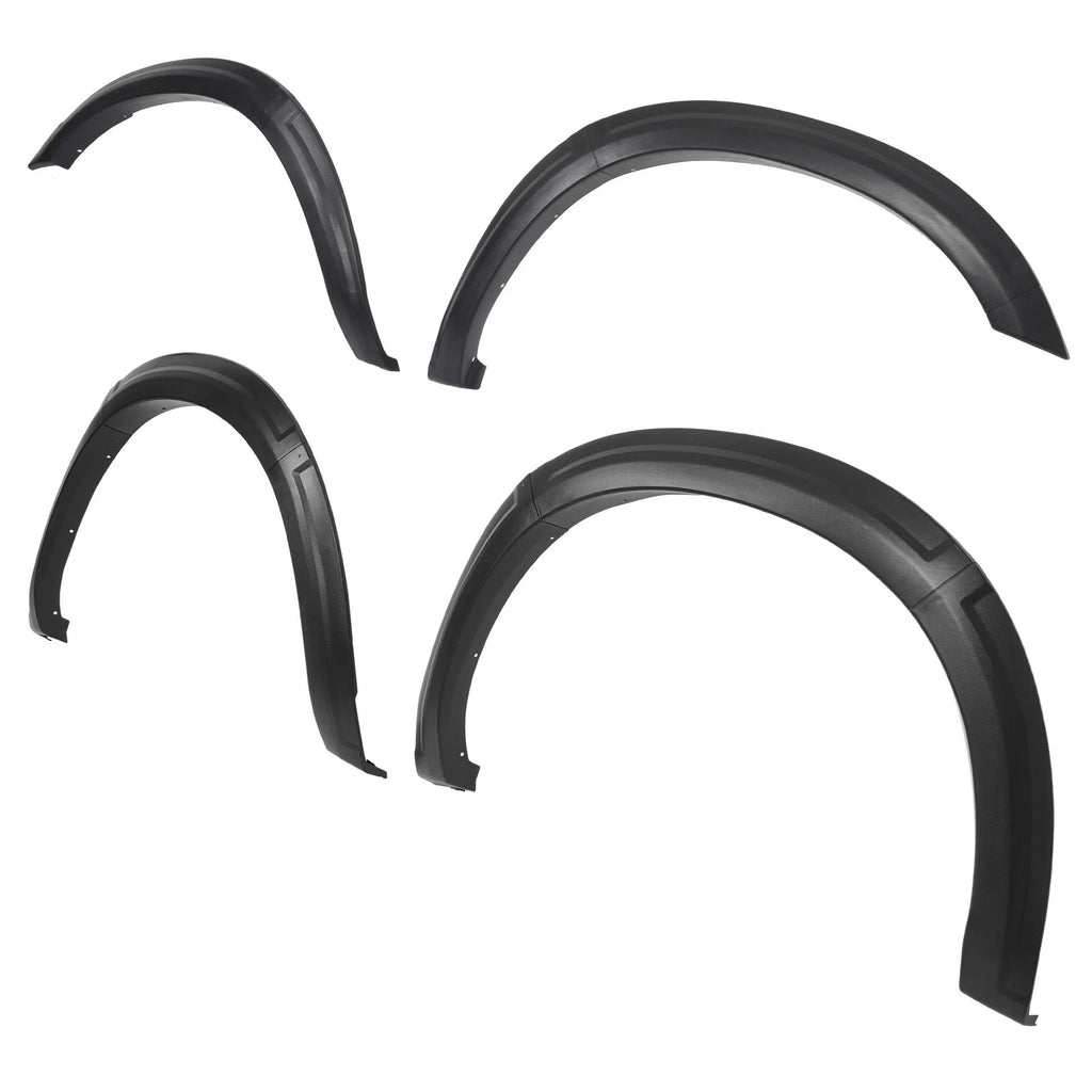 Fender Flares Set of 4 Textured Black PP for Dodge Ram 2500 3500 (2010–2018)