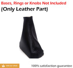 Automatic Shift Boot Cover for Acura MDX (2014–2020) Black PVC Leather