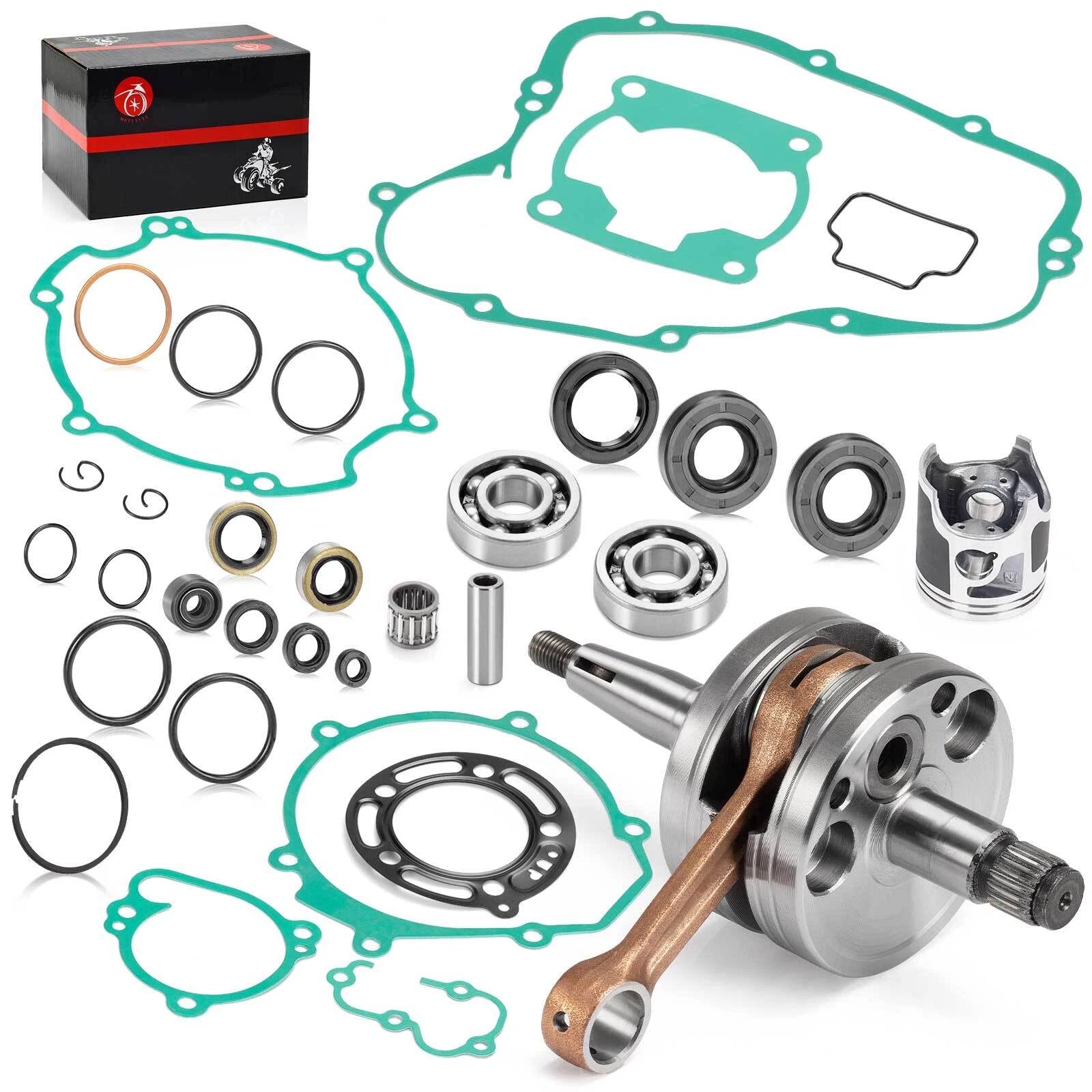 Engine Rebuild Kit for Kawasaki KX85 (2001–2005) - Crankshaft, Gaskets, Bearings