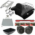 Trunk Rack Mount Speakers for Harley Touring Road King (2014–2026)