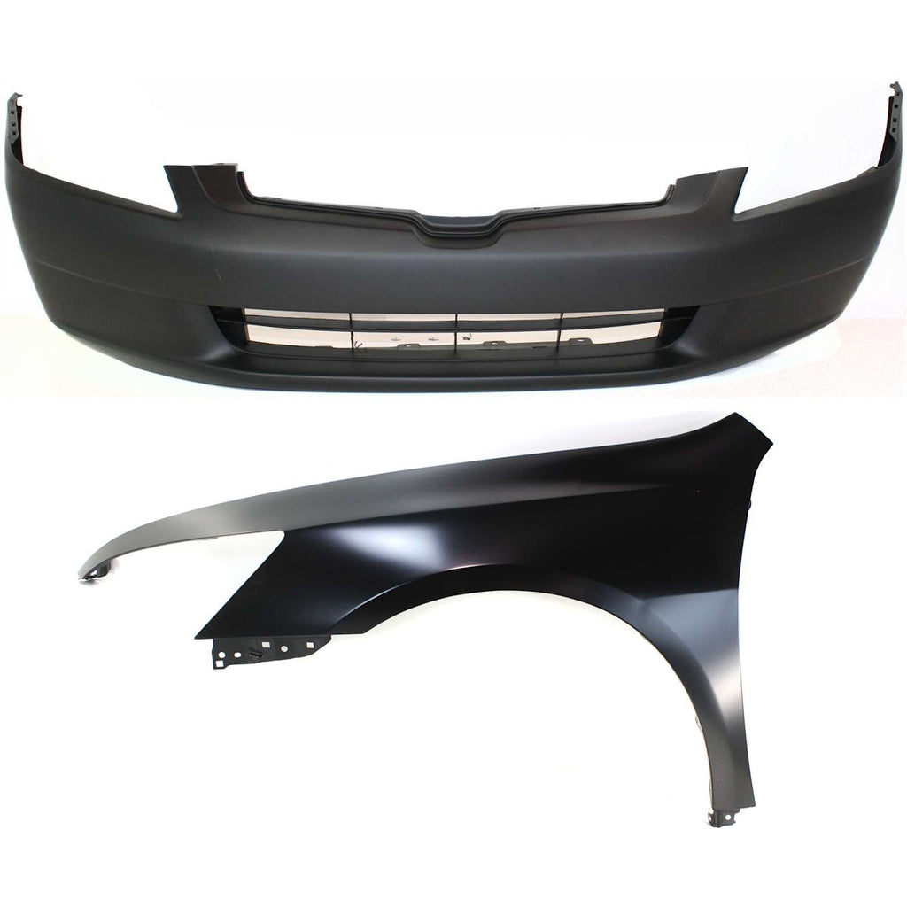 Bumper Cover Kit for Honda Accord 2003–2005 4-Door Sedan