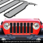 Stainless Black Mesh Grille Insert for Jeep Gladiator (2020–2021)