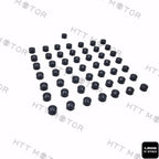 50 Piece Black Cap Dress Kit for Harley Touring (2007–2017)