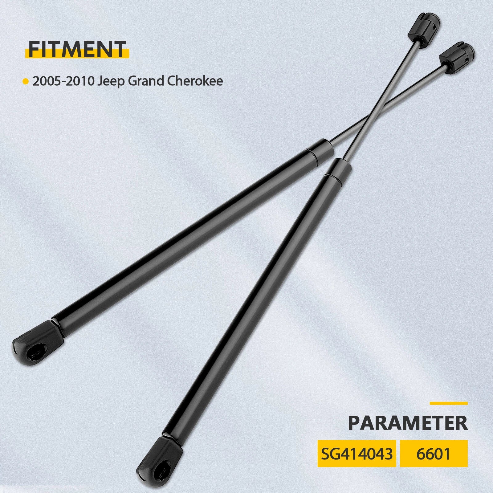 2 Rear Window Lift Supports for Jeep Grand Cherokee (2005–2010)