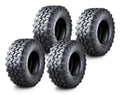 Set of 4 FREE COUNTRY ATV UTV Tires 25X10R12 8PR Radial w/Scuff Guard