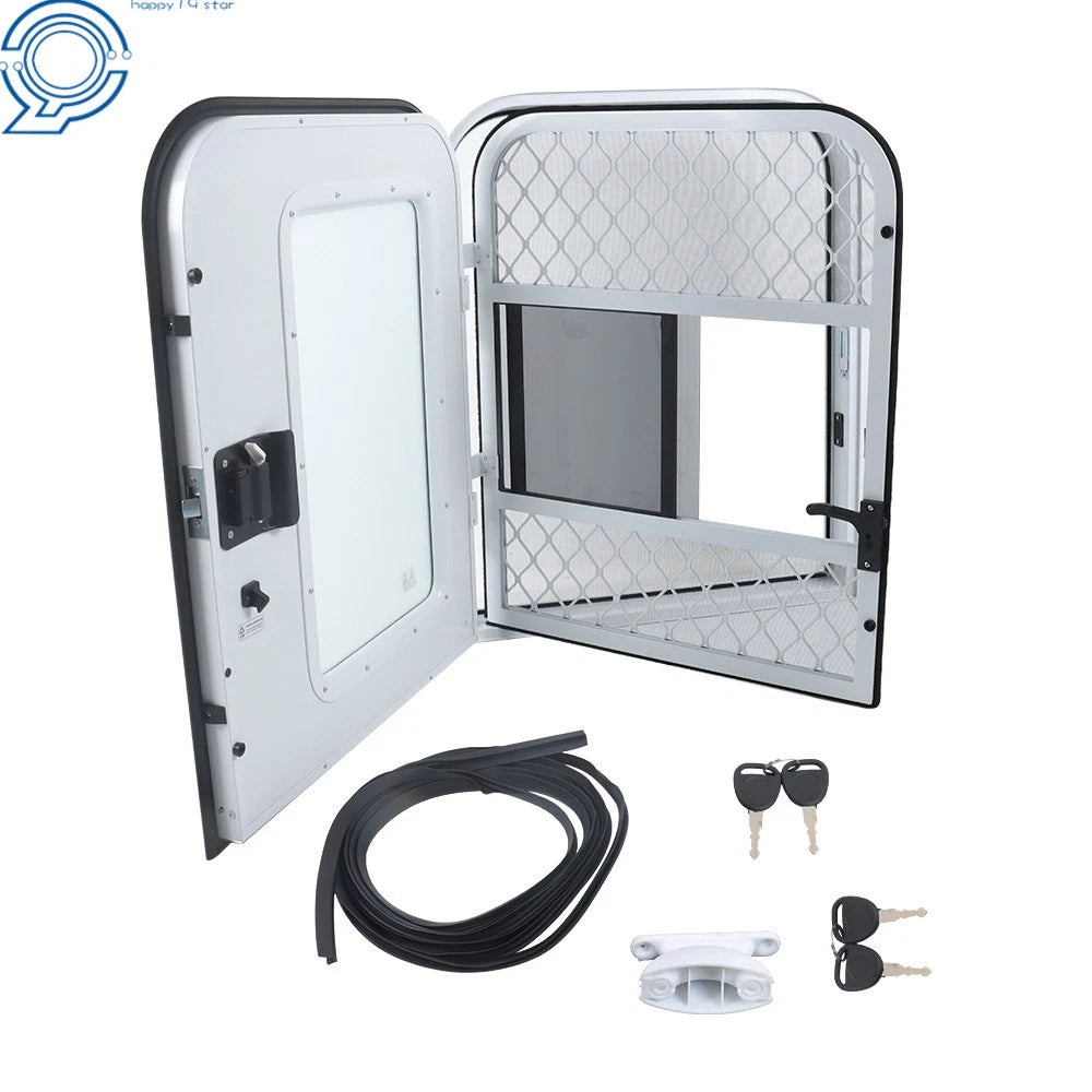RV Entry Door for Teardrop Trailer (26"W x 32"H)