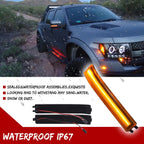 2X Sequential LED Amber Side Mirror Signal Lights for Ford F-150 (2009–2014)