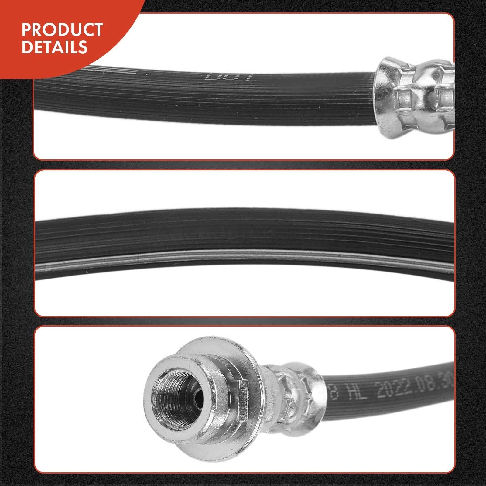 2X Rear Brake Hydraulic Hose for Chevrolet HHR (2006–2011) Cobalt Pontiac