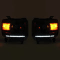HECASA LED Headlight Projector for GMC Sierra 1500 (2014–2018), 2500/3500HD (2015–2019)