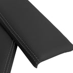 Leather Console Armrest Cover for Mazda CX-9 (2010–2015) Gray Stitch