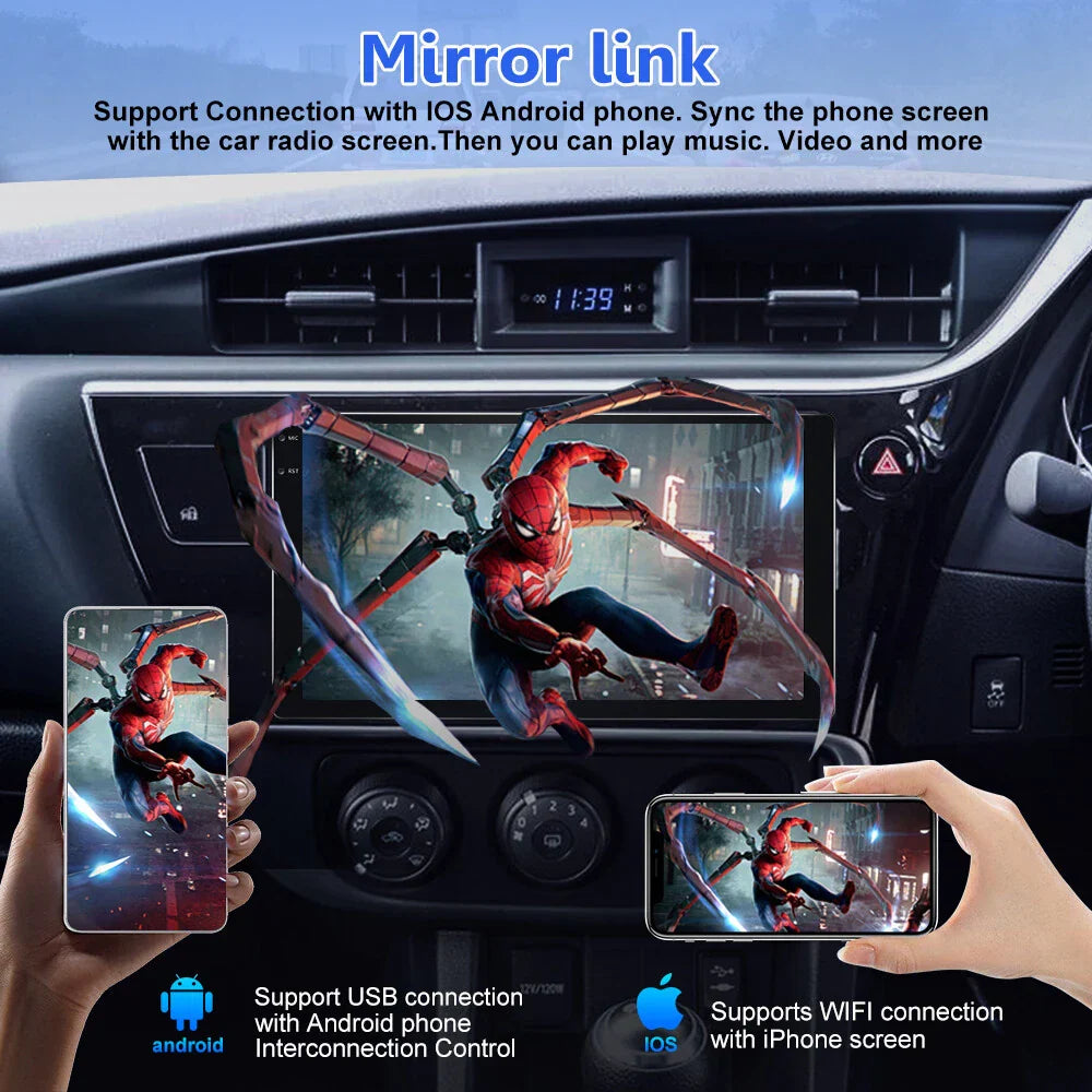 9" Wireless CarPlay Android Auto Head Unit for Toyota Hiace (2019-2024)