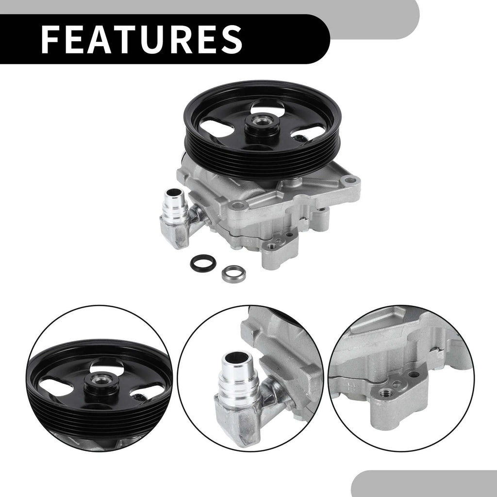 1 Pc Power Steering Pump with Pulley No.0024664601 for Mercedes-Benz ML320 (1998–2005)
