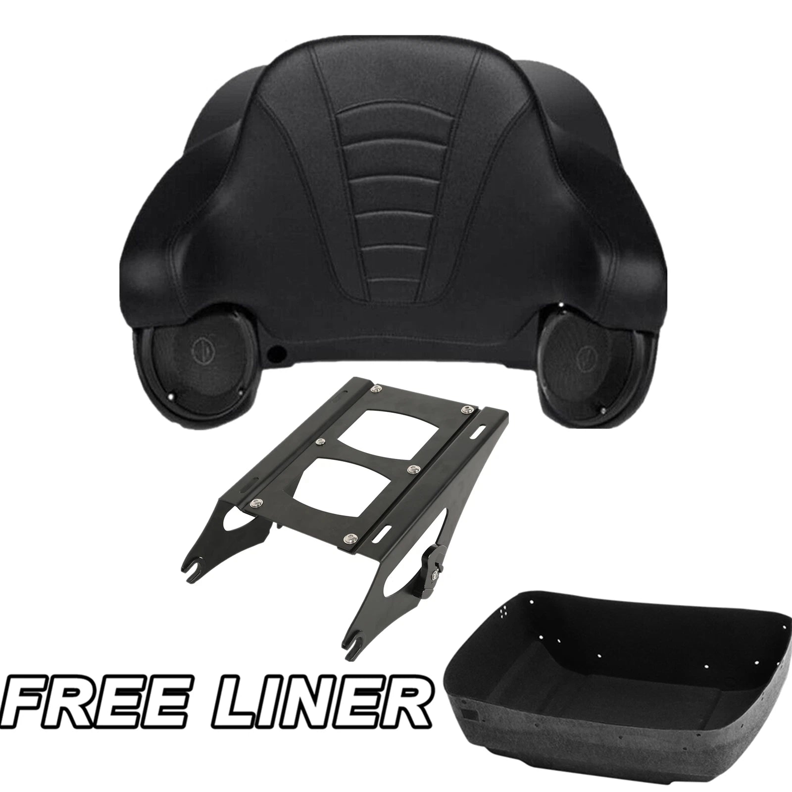 Trunk Speakers Mount Rack Pad for Harley Touring Road Glide (2014–2026)