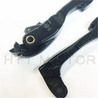 Black Brake Clutch Flame Hand Levers for Honda CBR 954RR (2000–2003)