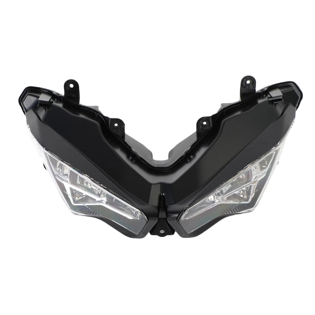 Headlamp Headlight Guard Protector Grill LED Clear for Kawasaki Ninja 400 (2018–2023)