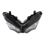Headlamp Headlight Guard Protector Grill LED Clear for Kawasaki Ninja 400 (2018–2023)