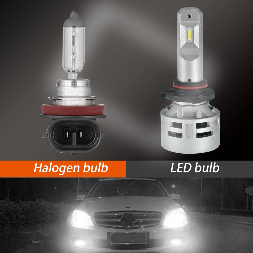 2X 9005 HB3 LED Headlight Bulbs for