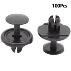 100 Pcs Nylon Clips for Toyota (Fits 20mm x 9mm, 7mm Hole)