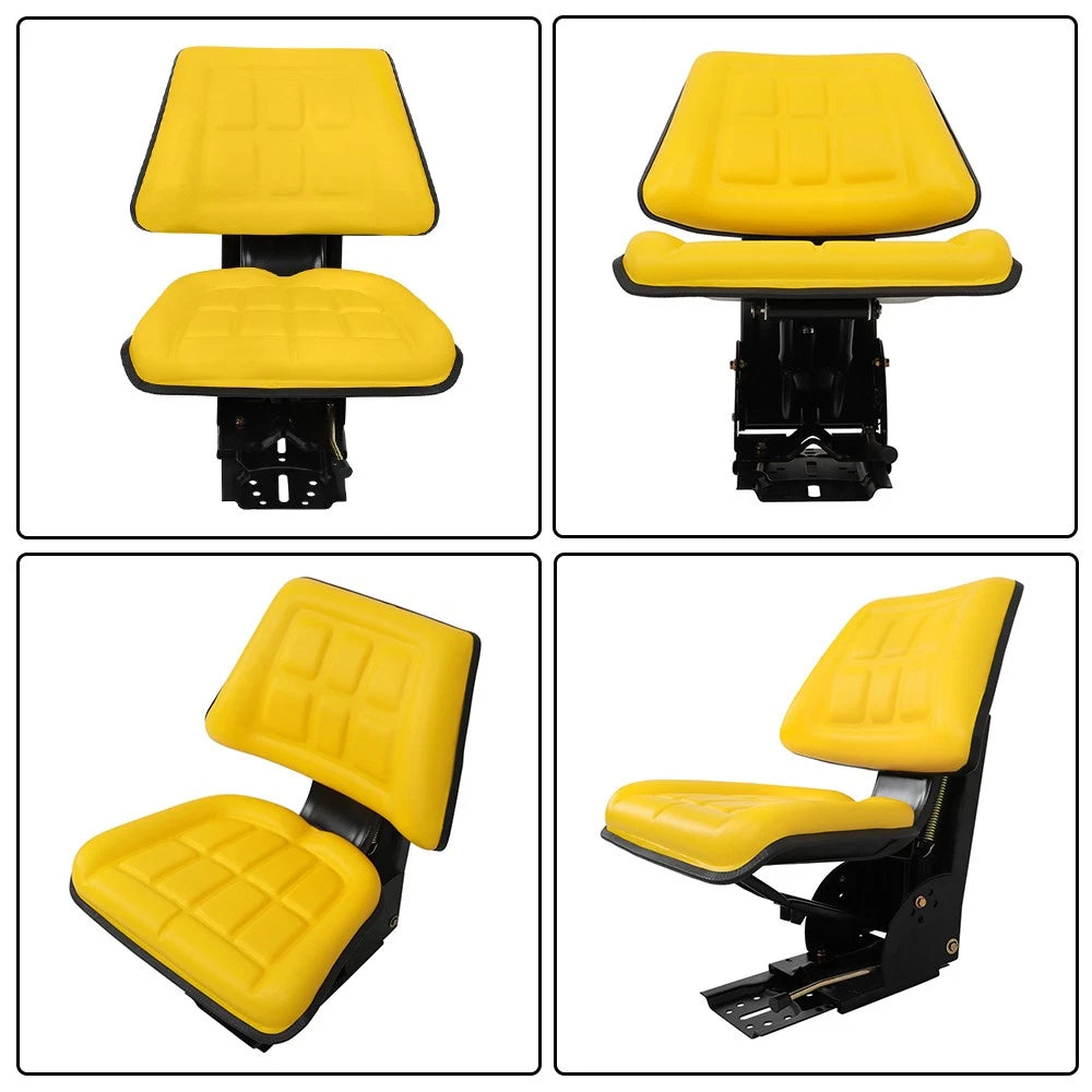 Yellow Tractor Suspension Seat for John Deere