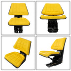 Yellow Tractor Suspension Seat for John Deere