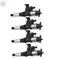 Set of 4 Fuel Injectors for Isuzu NPR NPR-HD 4HK1 5.2L (2001–2007)