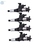 Set of 4 Fuel Injectors for Isuzu NPR NPR-HD 4HK1 5.2L (2001–2007)