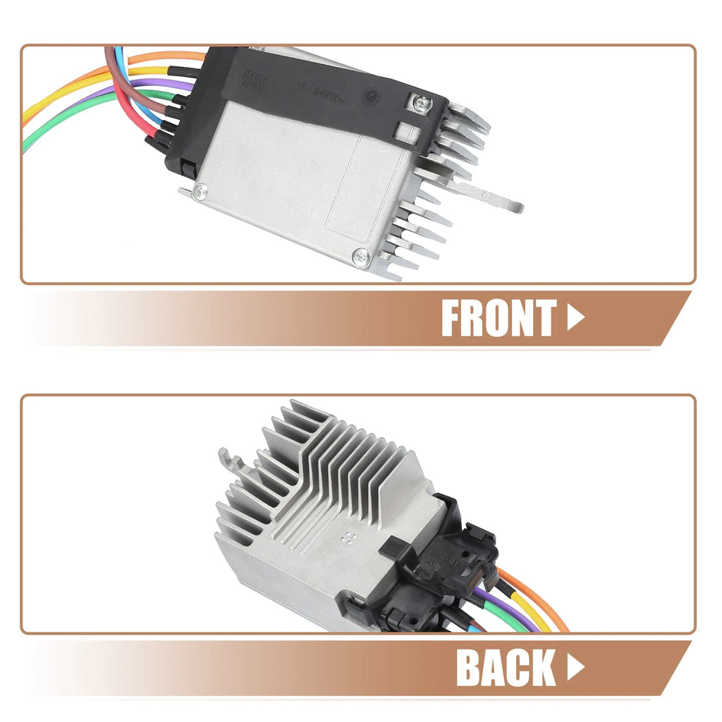 Set of 1 Radiator Engine Cooling Fan Control Module for Audi A6 (2009–2011)