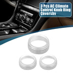AC Radio Switch Knob Cover Decals for Dodge Durango (2014-2020) - Set of 3