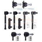 Set of 10 Front Ball Joints Tie Rod Ends for Chevrolet Blazer/Tahoe (1992–1995)