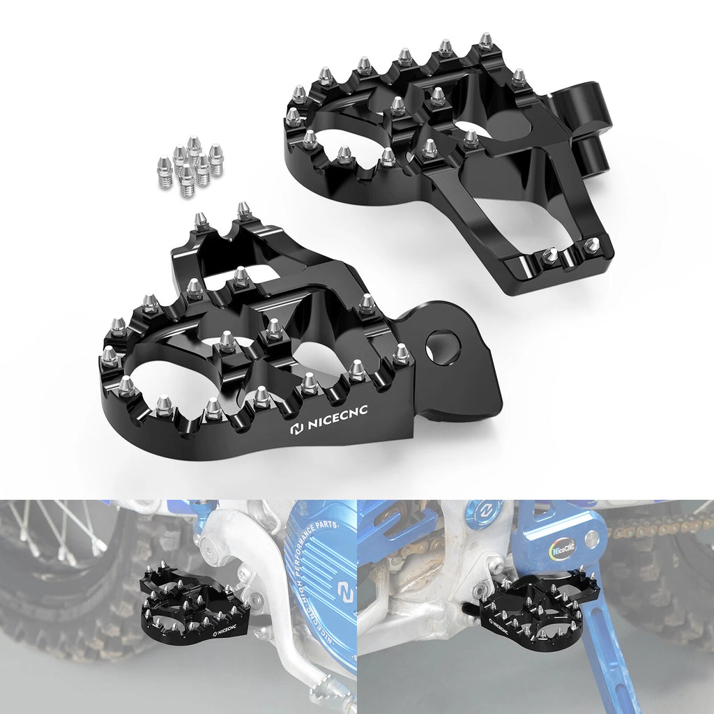 Extender Foot Pegs for Yamaha YZ125 YZ250 WR250F WR450F (1998–2023)