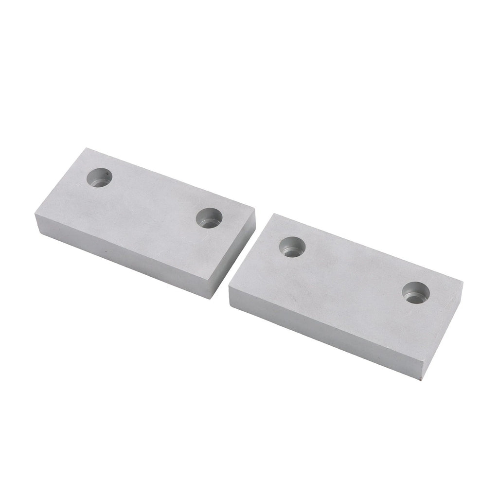 Set of 2 Aluminum Machinable Soft Jaws for 6" Mill Vise