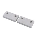 Set of 2 Aluminum Machinable Soft Jaws for 6" Mill Vise