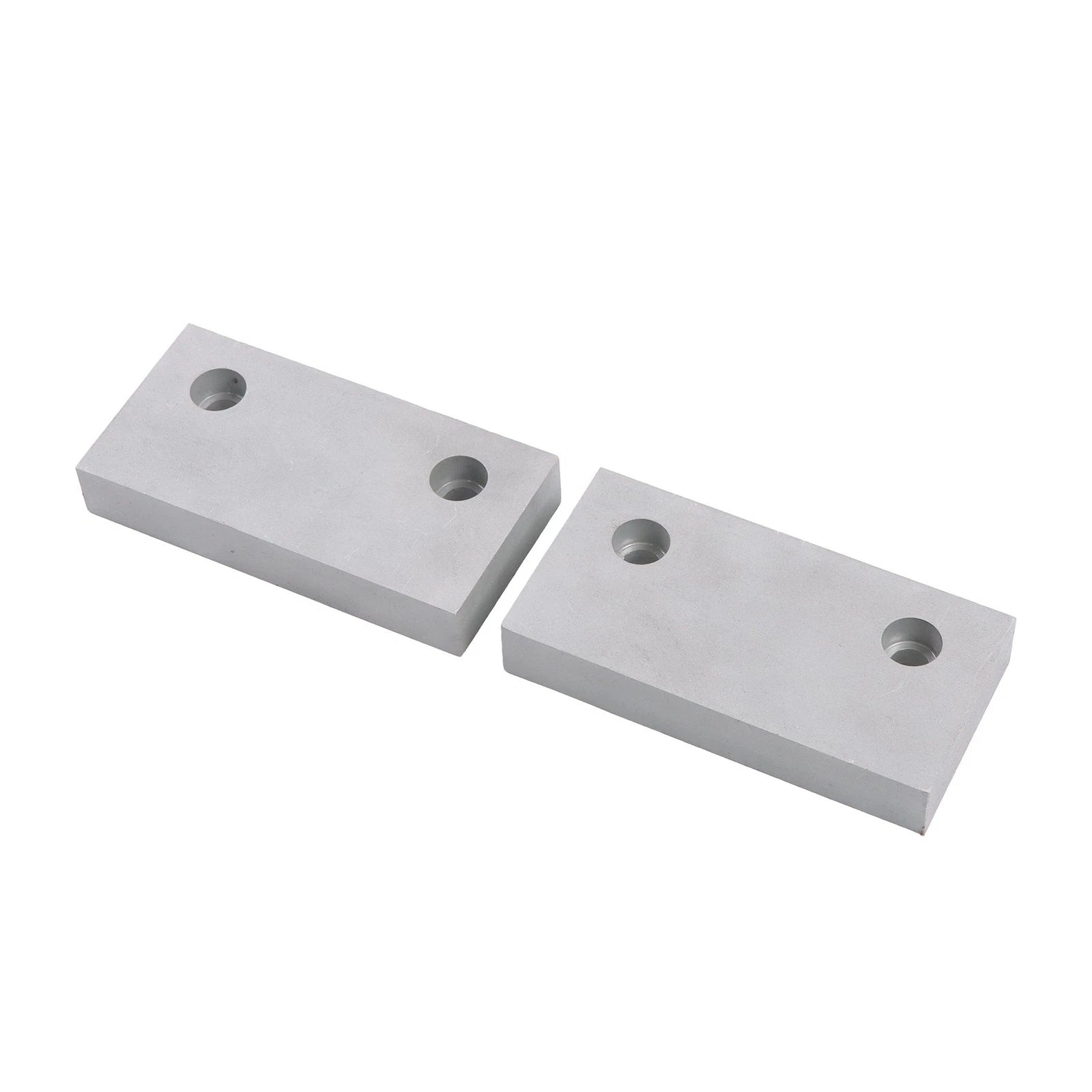Set of 2 Aluminum Machinable Soft Jaws for 6" Mill Vise