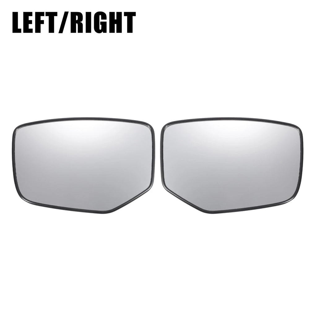 Pair White Mirror Glass w/ Back Non-heated for Honda Accord (2008–2010)