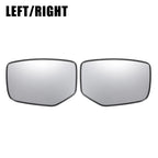 Pair White Mirror Glass w/ Back Non-heated for Honda Accord (2008–2010)