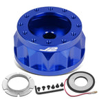 J2 2" 6-Bolt Aluminum Steering Wheel Hub Adapter for Mitsubishi (1983–2007)